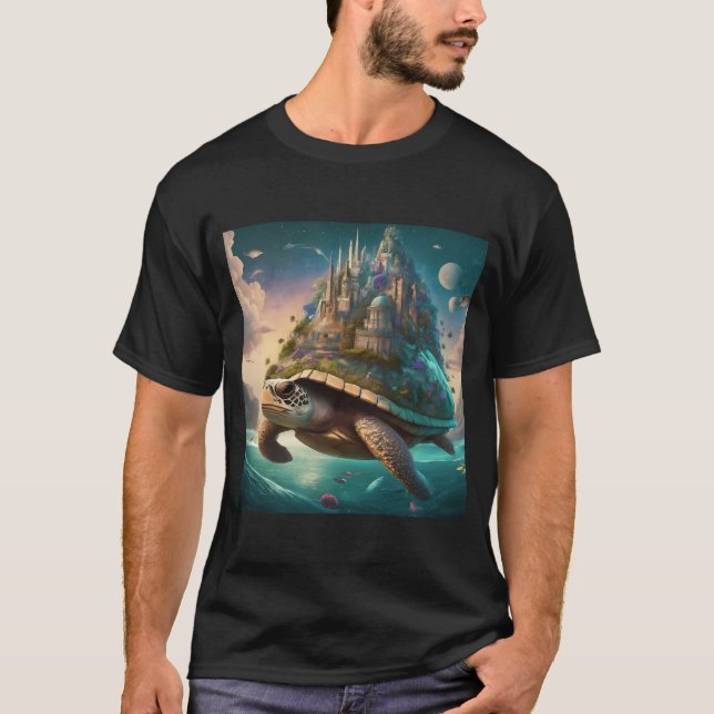 Schwimmende Burg T-Shirt (Vorderseite)