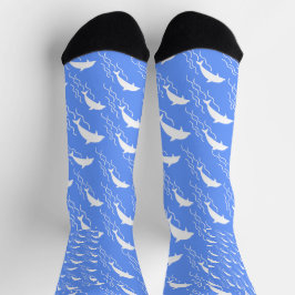 Schwimmende Delfine Muster Socken
