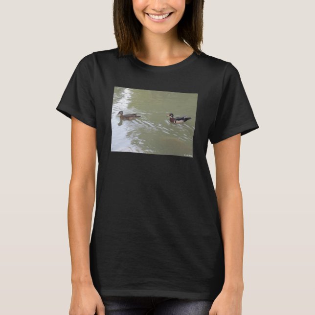 Schwimmende Enten T-Shirt (Vorderseite)