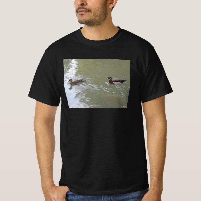 Schwimmende Enten  T-Shirt (Vorderseite)