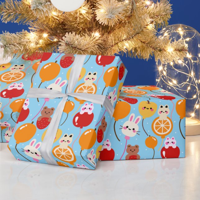 Schwimmende Früchte (BITTE UNTEN LESEN) Geschenkpapier (Feiertage)