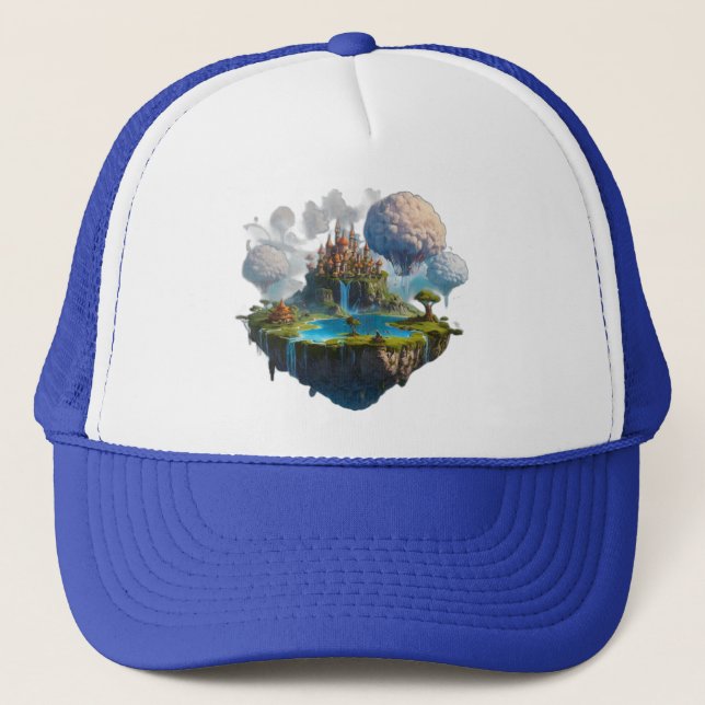 schwimmende Insel Truckerkappe (Vorderseite)