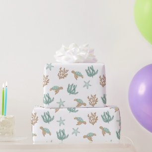 Schwimmende Schildkröten Geschenkpapier