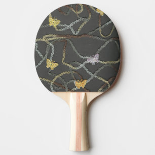 Schwimmende Schmetterlinge Tischtennis Schläger