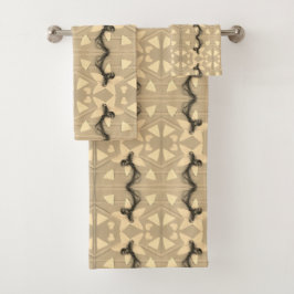 Schwimmende Sterne Badhandtuch Set