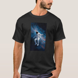 Schwimmender-Astronaut-Nebel-Weltraum-Grafik-T-Shi T-Shirt