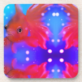 Schwimmender Fisch Getränkeuntersetzer
