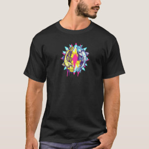 Schwimmender japanischer Karpfen Koi Fisch T-Shirt