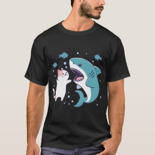 Schwimmender Katzenhai T-Shirt