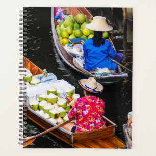 Schwimmender Markt in Bangkok Planer