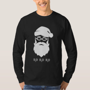 Schwimmender Weihnachtsmann Santa Claus H20 Schwim T-Shirt