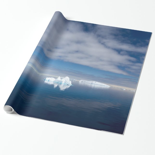 Schwimmendes Eis in der Antarktis Geschenkpapier (Ungerollt)