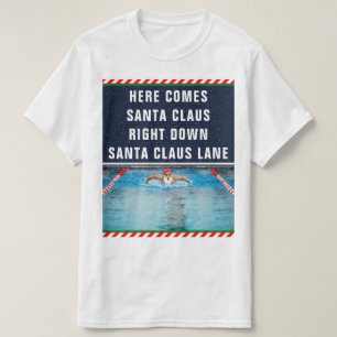 Schwimmendes Weihnachten T-Shirt