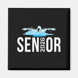 Schwimmenteammitglied Klasse 2026 Schwimmer Magnet