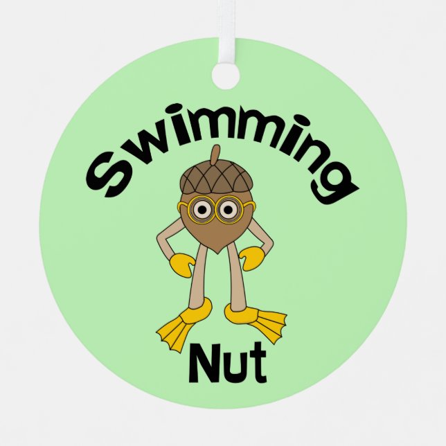 Schwimmentext Ornament Aus Metall (Vorderseite)