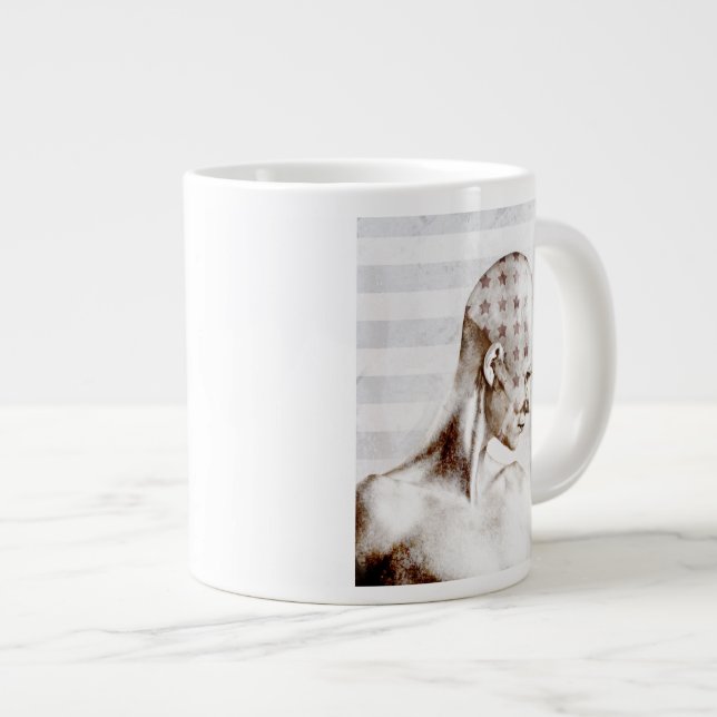 Schwimmer 2013 Jumbo-Tasse (Vorderseite Rechts)