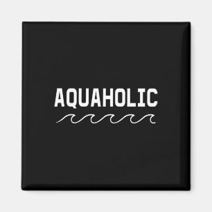 Schwimmer Bootfahren Aquaholic Schwimmen Wasserspo Magnet