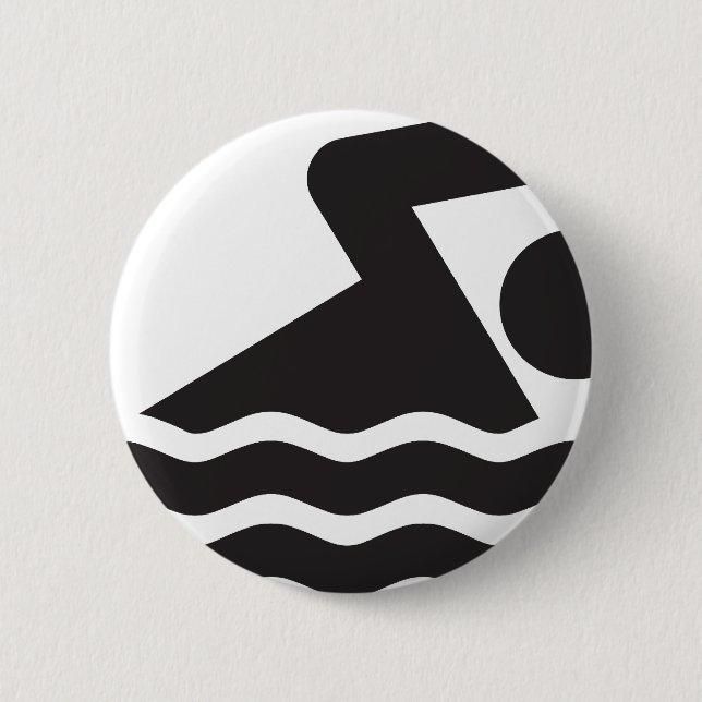 Schwimmer Button (Vorderseite)