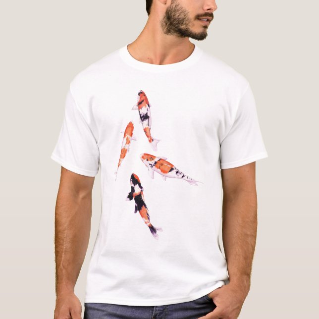 Schwimmer Koi-T - Shirt (Vorderseite)