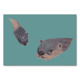 Schwimmer Lesekarten für Erwachsene Tischnummer