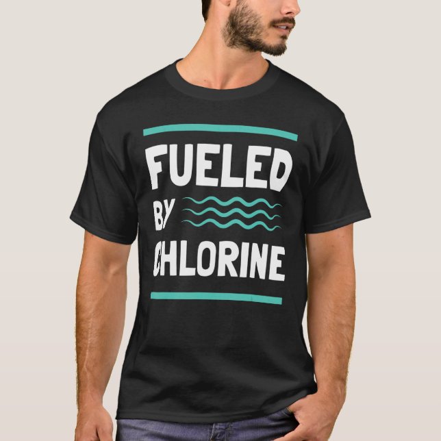 Schwimmer mit Chlorwasser 6 T-Shirt (Vorderseite)