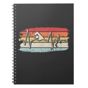 Schwimmer Retro Notizblock