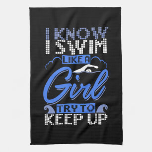 Schwimmer Schwimmen Schwimm Sport Geschenk  Geschirrtuch