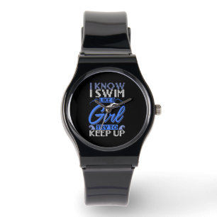 Schwimmer Schwimmen Sport Geschenk Armbanduhr