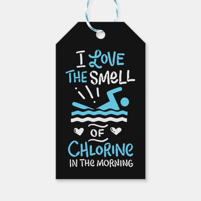 Schwimmer Schwimmen Sport Geschenk Geschenkanhänger (Vorderseite)