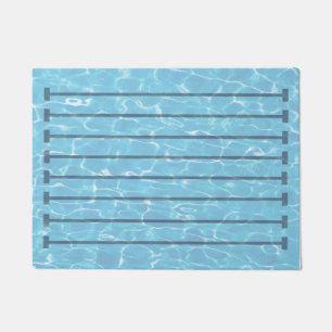Schwimmer-Schwimmteam-Swimmingpool Fußmatte