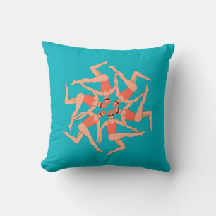 Schwimmer - Synchronschwimmen Kissen