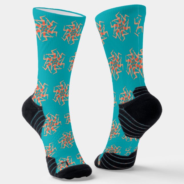 Schwimmer - Synchronschwimmen Socken (Gewinkelt)