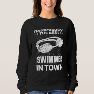 Schwimmerbrille Schwimmen Pool - Schwimmen Sweatshirt