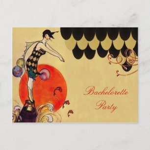 Schwimmermädchen ~ Postkarte / Einladungen / UAWG