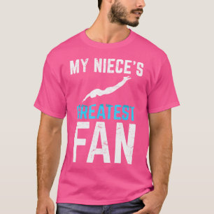 Schwimmermädchen zum Baden von Tante und Onkel T-Shirt