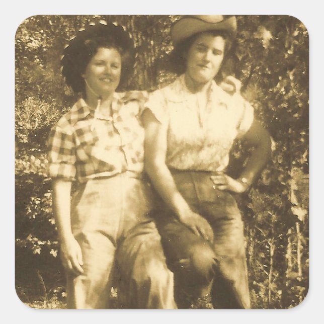 SCHWIMMERN DES RODEOS QUADRATISCHER AUFKLEBER (Vorderseite)