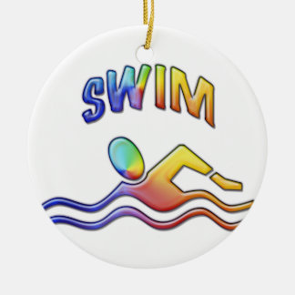 Schwimmerverzierung Keramikornament