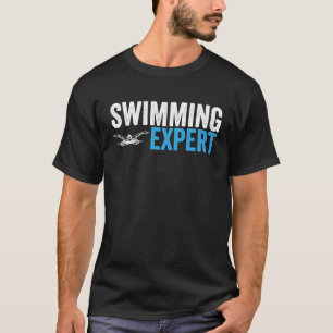 Schwimmexperte Schwimmteam Sportschwimmen T-Shirt