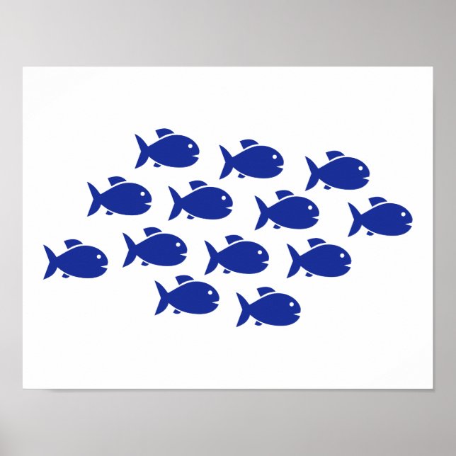 Schwimmfisch Poster (Vorne)