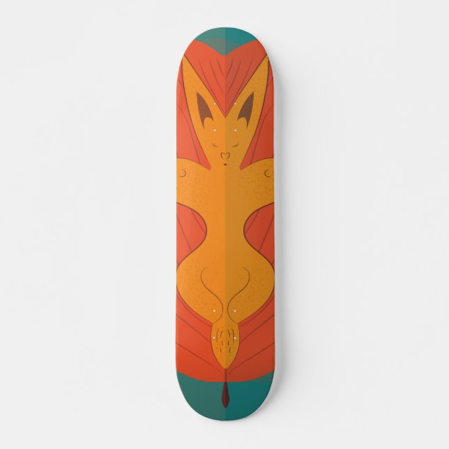 Schwimmfuchs Skateboard (Vorne)