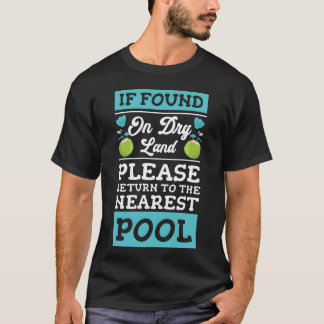 Schwimmgarten Freundinnen Mädchen T-Shirt