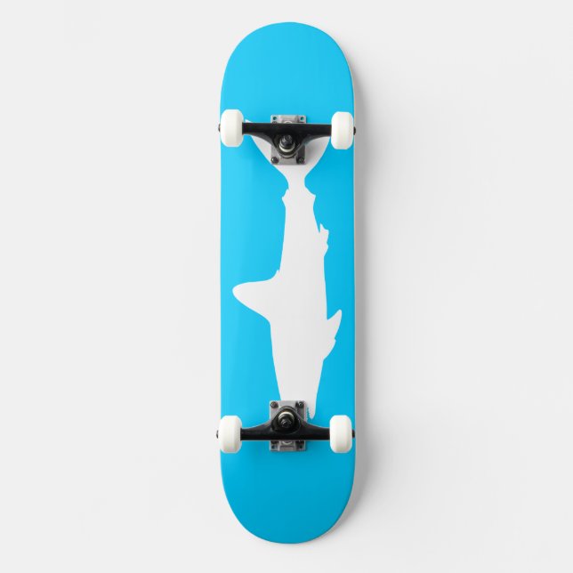 Schwimmhai Skateboard (Vorderseite)