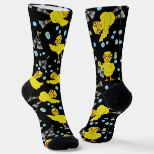 Schwimmhütten Muster Tote Tasche Socken
