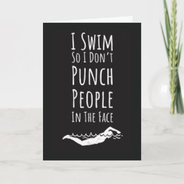 Schwimmkarten Schwimmteam Schwimmer Athlet Sport Karte