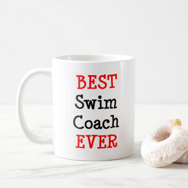 Schwimmlehrer, am besten kaffeetasse (Mit Donut)