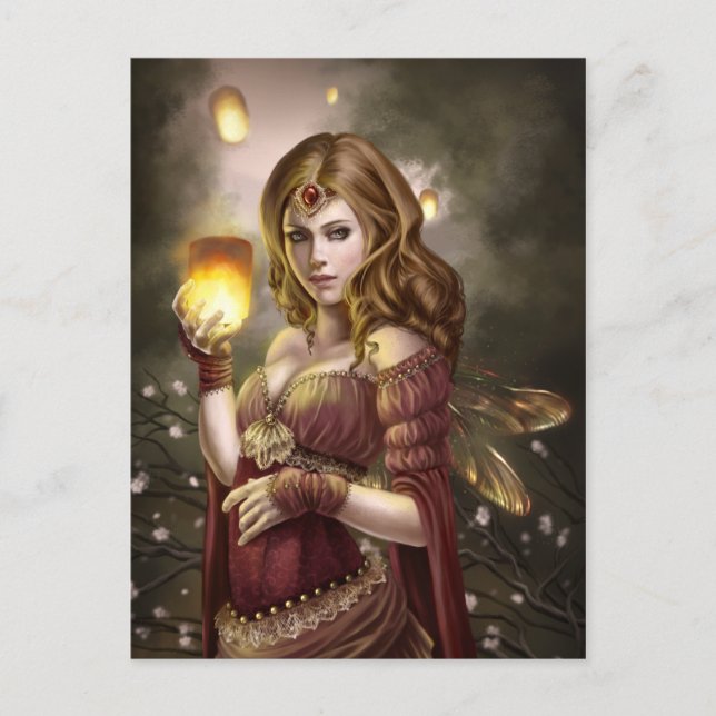 Schwimmlicht Postkarte (Vorderseite)