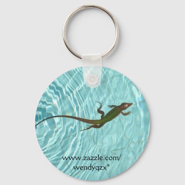 SchwimmLizard Schlüsselanhänger (Vorderseite)