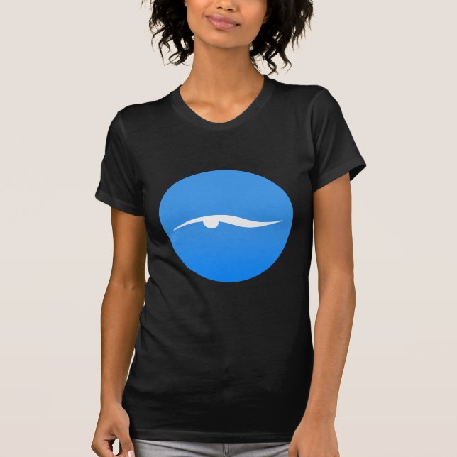 Schwimmlogo auf T - Shirt (Vorderseite)