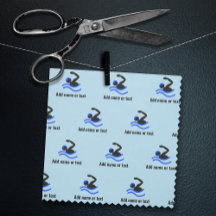 Schwimmmuster mit Schwimmer in einer Brille jeden