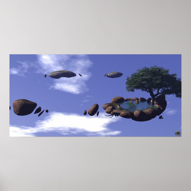 Schwimmoase Poster (Vorne)